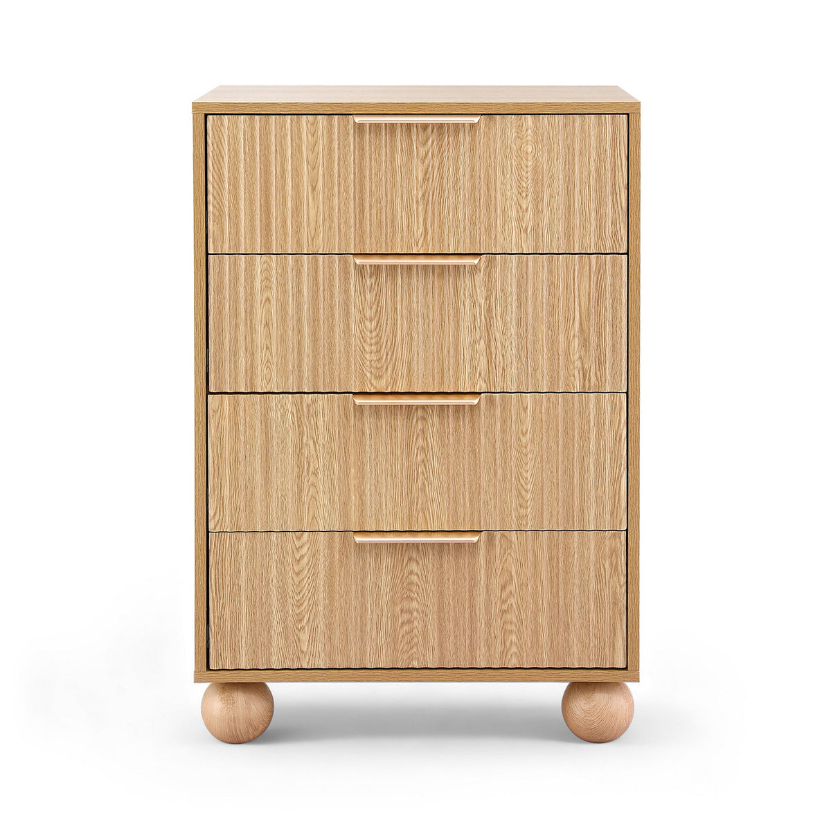 Tallboy Chest of Drawers | 4 Drawer Dresser | Pine Finish