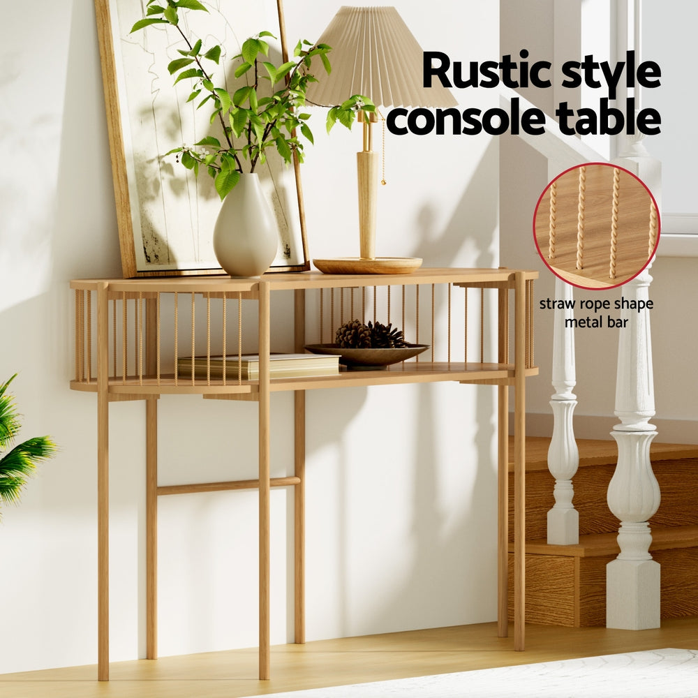 Artiss Console Table | 124cm | Pine