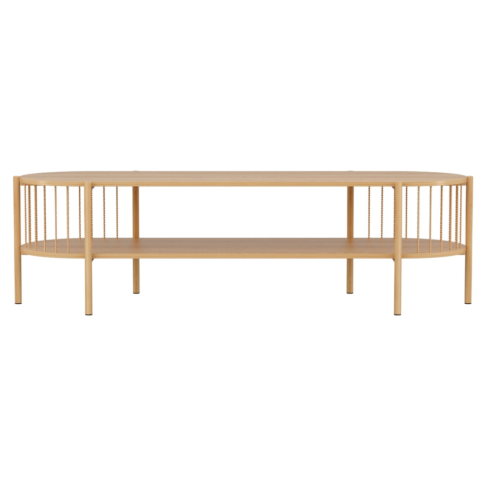 Artiss TV Unit | Entertainment Storage Shelf | 148cm | Pine