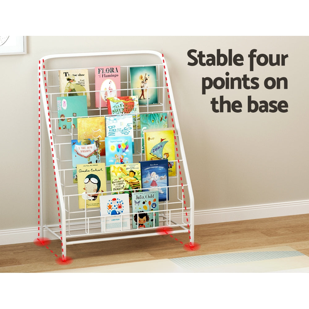 Bookshelf | 6 Tiers | Magazine Rack | Children Bookcase Organizer | Foldable