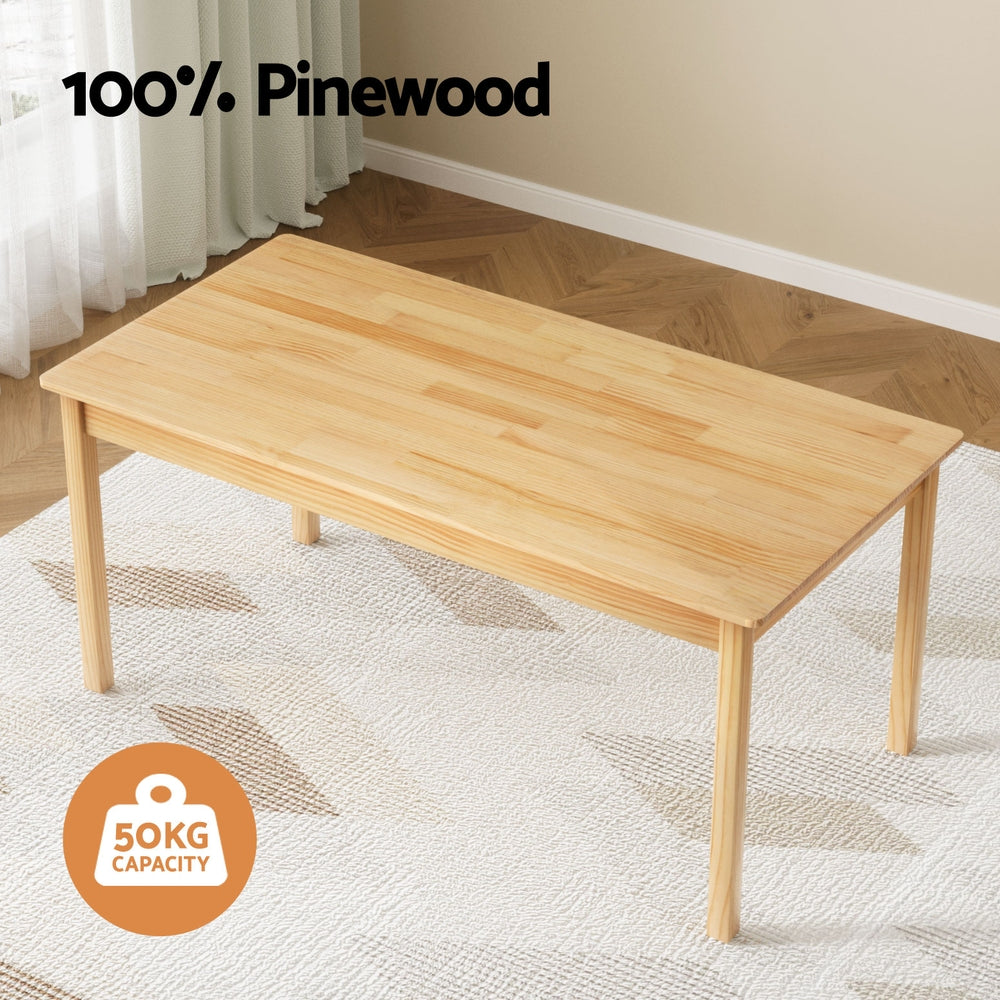 Kids Table & 2 Chairs Set | Pinewood Construction