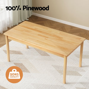 Kids Table & 2 Chairs Set | Pinewood Construction