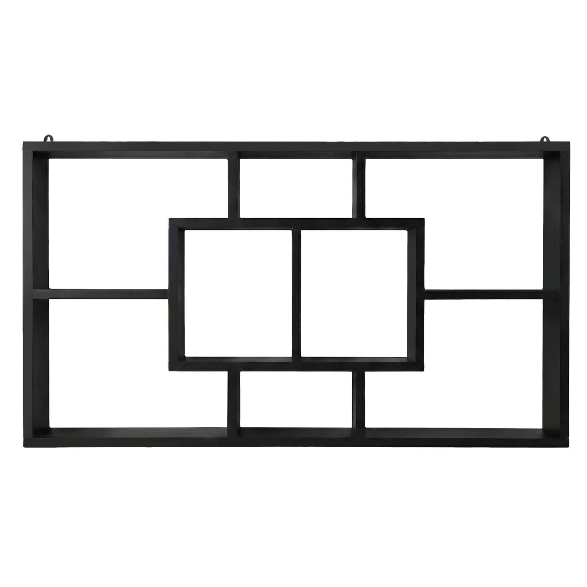 Floating Wall Bookshelf | Wall Mounted Storage | Black