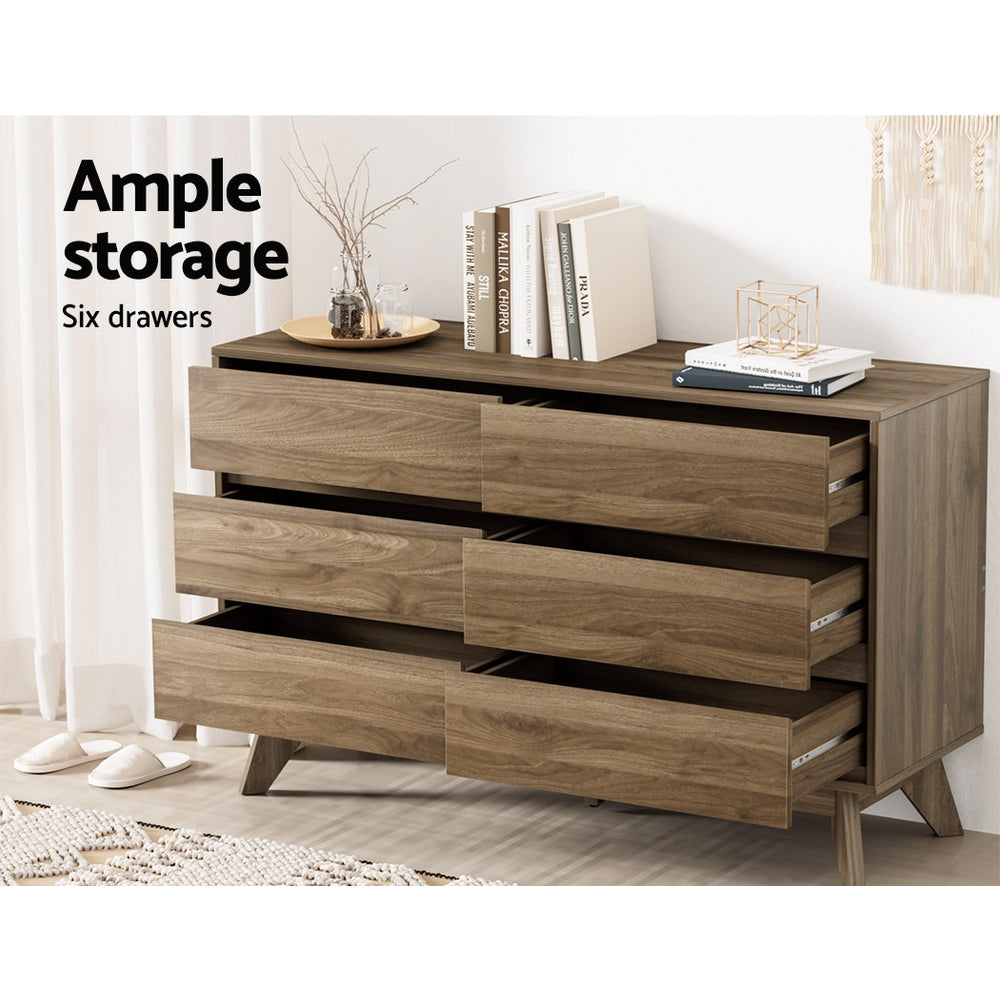 6 Chest of Drawers | XAVI | Walnut