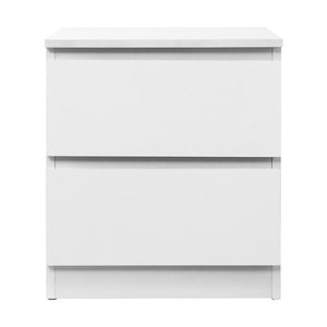 Bedside Table | 2 Drawers | PEPE | White