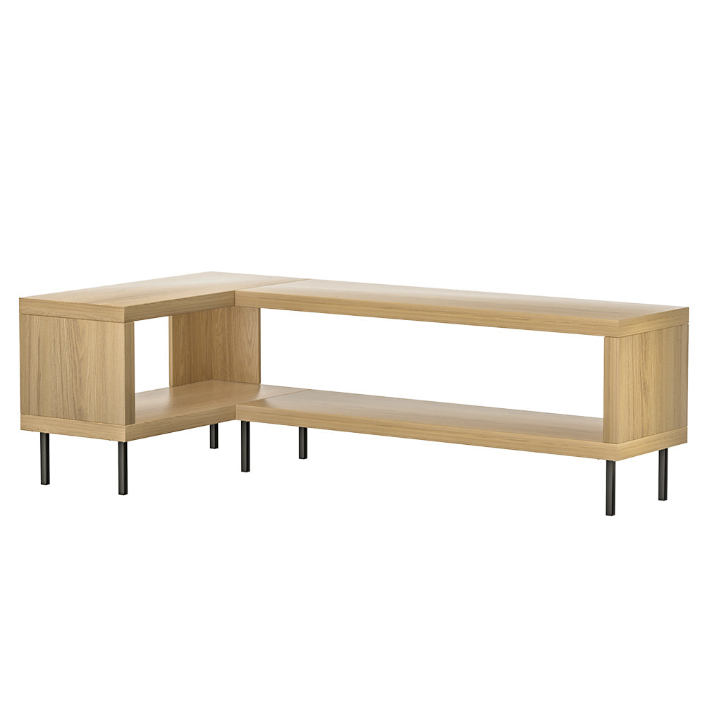 Entertainment Unit | Corner TV Cabinet | Storage Shelf | Bevis