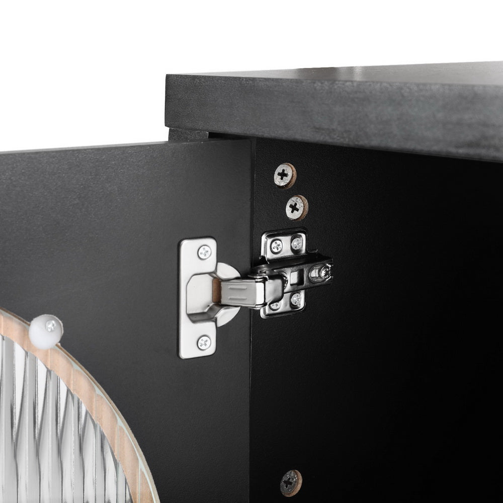 Artiss Buffet Sideboard | Shelves Double Doors | Black