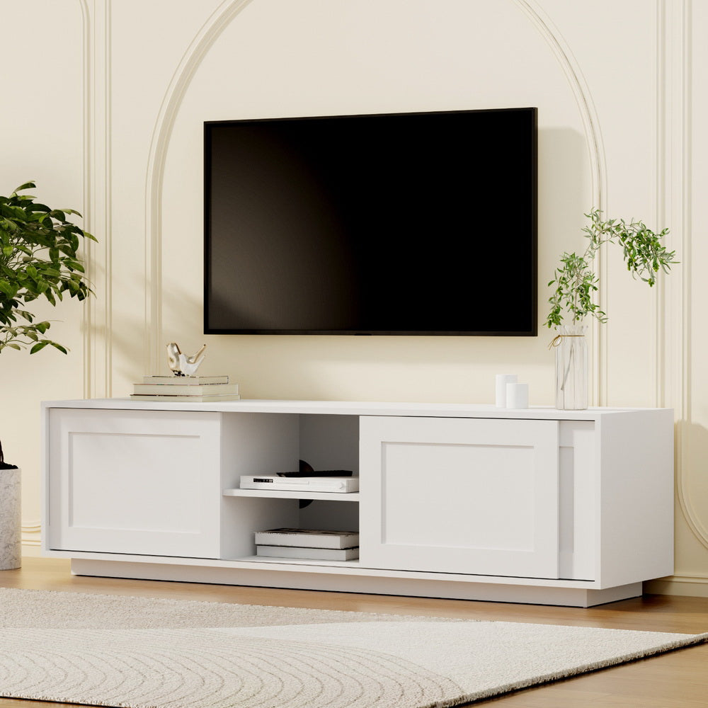 Artiss TV Unit | Entertainment Storage Cabinet | 160cm | White