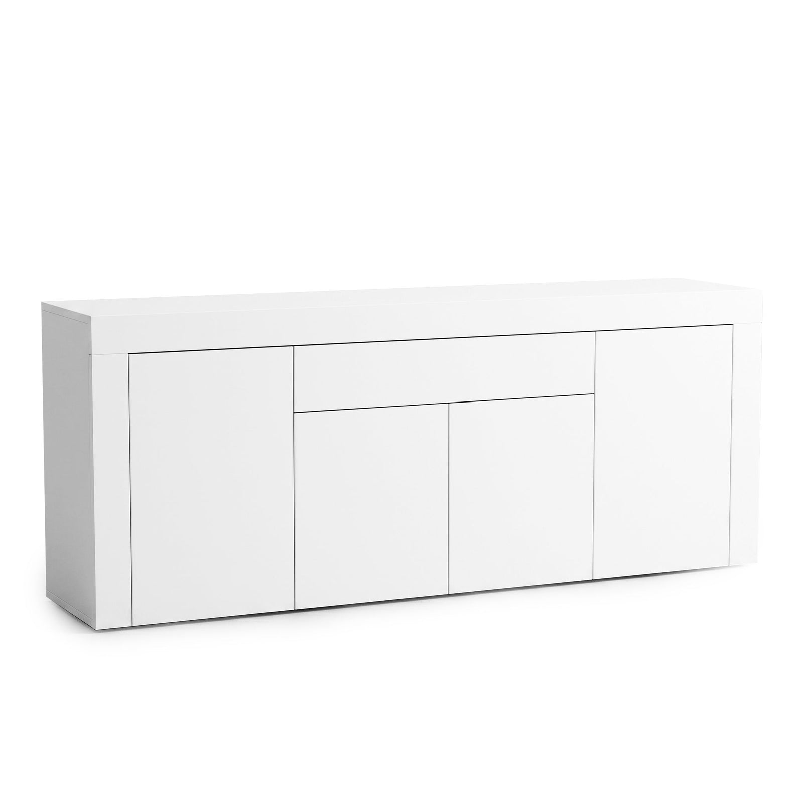 Buffet Sideboard Cabinet | 180cm Pantry Storage Cupboard | White