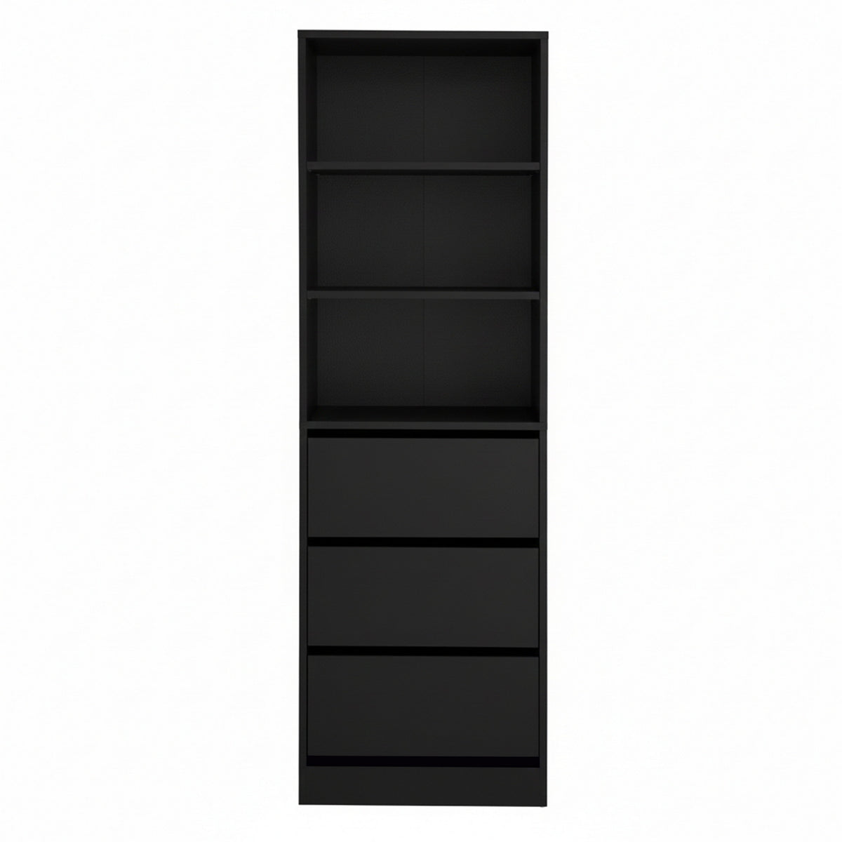 Tallboy Chest of Drawers | 3 Drawer Cabinet | Black