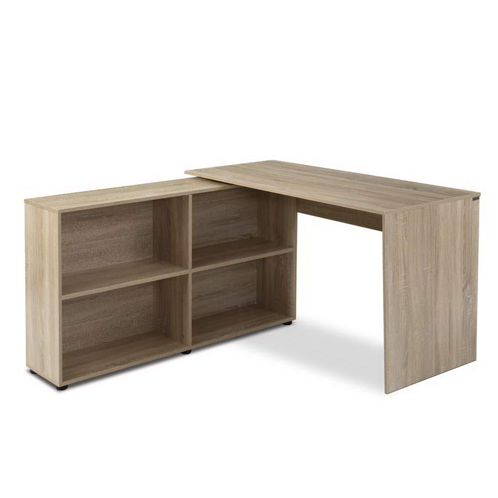 Computer Desk | Bookshelf | Oak | 130CM