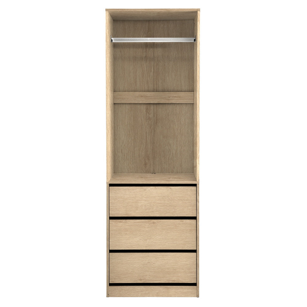 Wardrobe Closet | Clothes Storage Organiser | Pine Finish