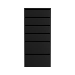 6 Drawer Tallboy | Dresser Storage Cabinet | Black