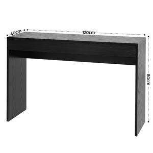 Console Table 120cm | Hallway Entryway Table | Black