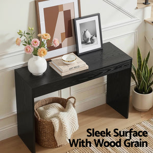 Console Table 120cm | Hallway Entryway Table | Black