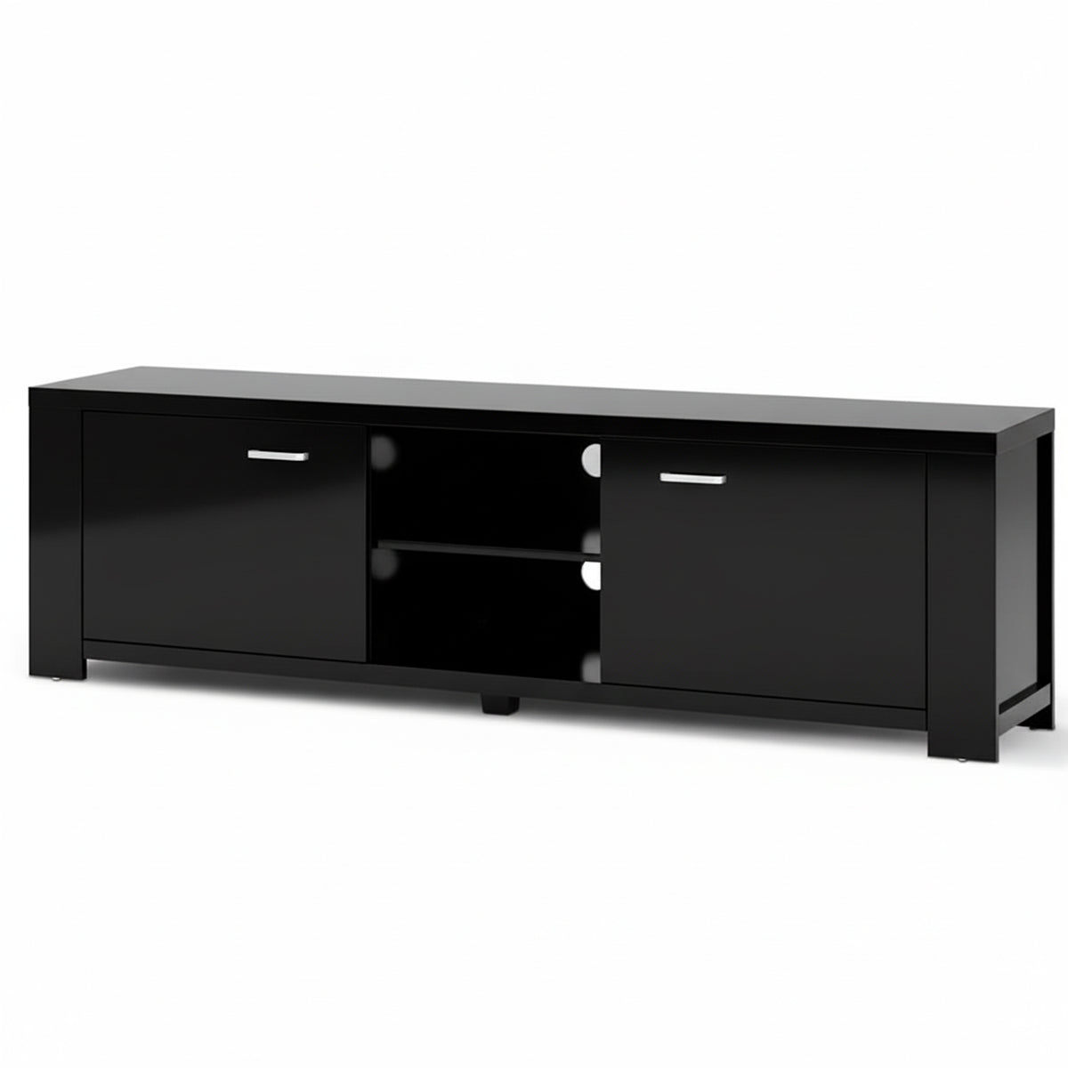 TV Cabinet | Entertainment Unit | 160cm | Black | Maxi Style