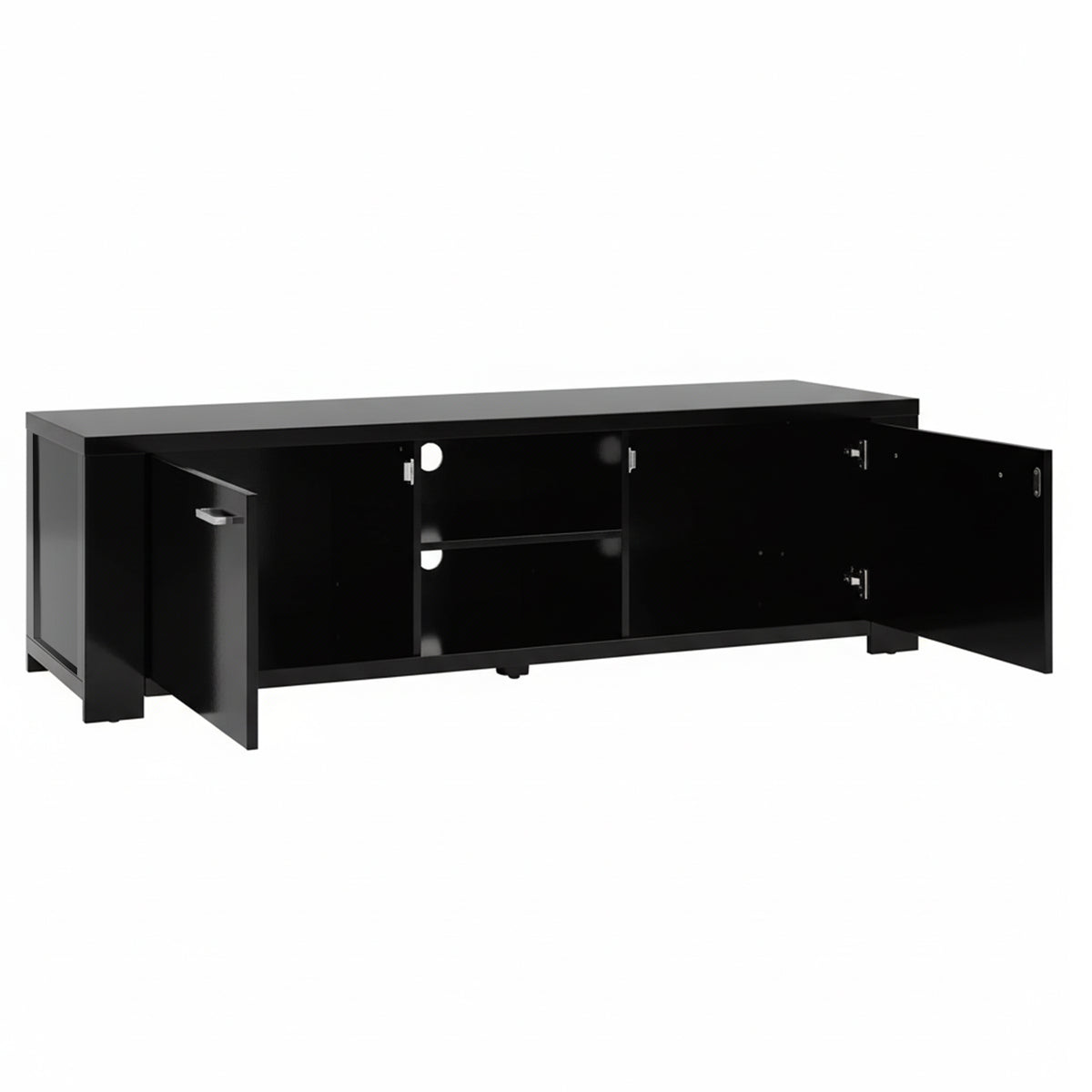 TV Cabinet | Entertainment Unit | 160cm | Black | Maxi Style