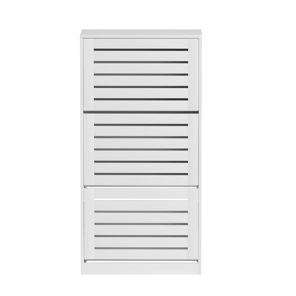 Artiss Shoe Cabinet | Storage Drawer | Holds 45 Pairs | White