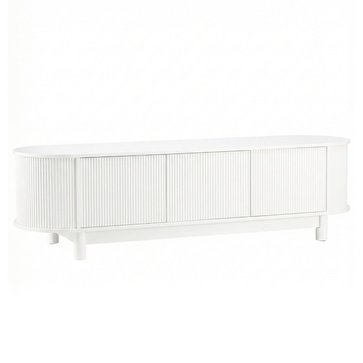 TV Unit 160cm | Entertainment Unit | Storage Cabinet | White