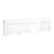 TV Cabinet | Entertainment Unit with LED | 180CM | White | Bobi