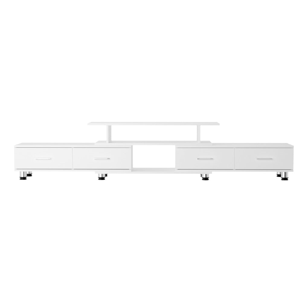 TV Cabinet | Entertainment Unit | Extendable 160CM to 220CM | White