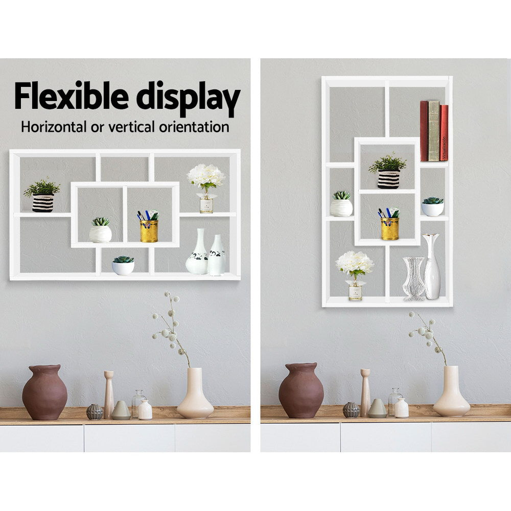 Floating Wall Shelves | Bookshelf | White