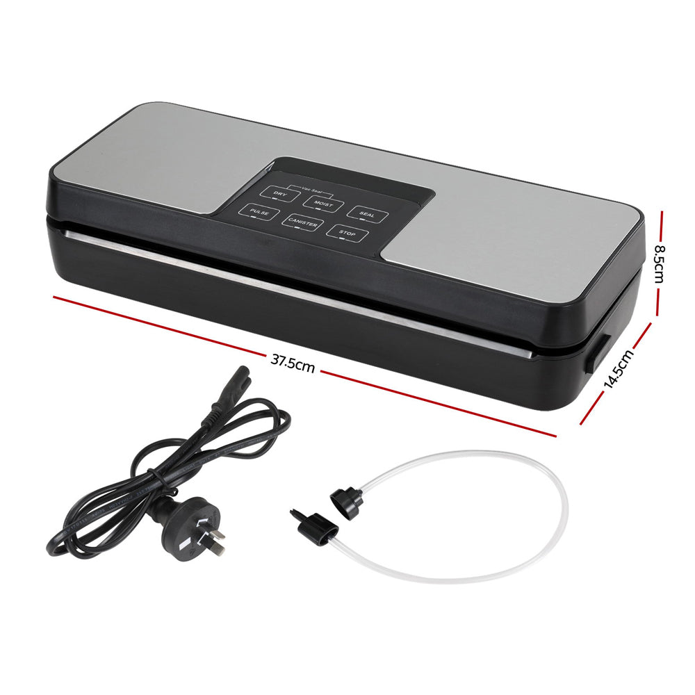Devanti Food Vacuum Sealer Machine | Fresh Storage | Auto Seal | Slide Cutter | 5 Modes