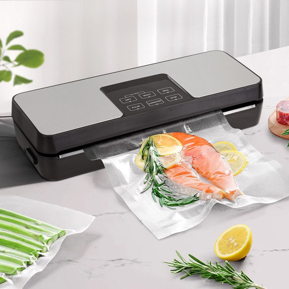 Devanti Food Vacuum Sealer Machine | Fresh Storage | Auto Seal | Slide Cutter | 5 Modes
