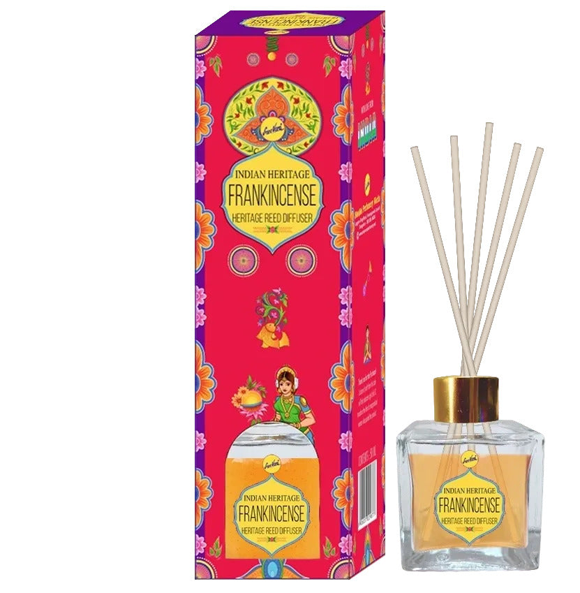 Frankincense Reed Diffuser 50mL | Sree Vani Indian Heritage Home Fragrance
