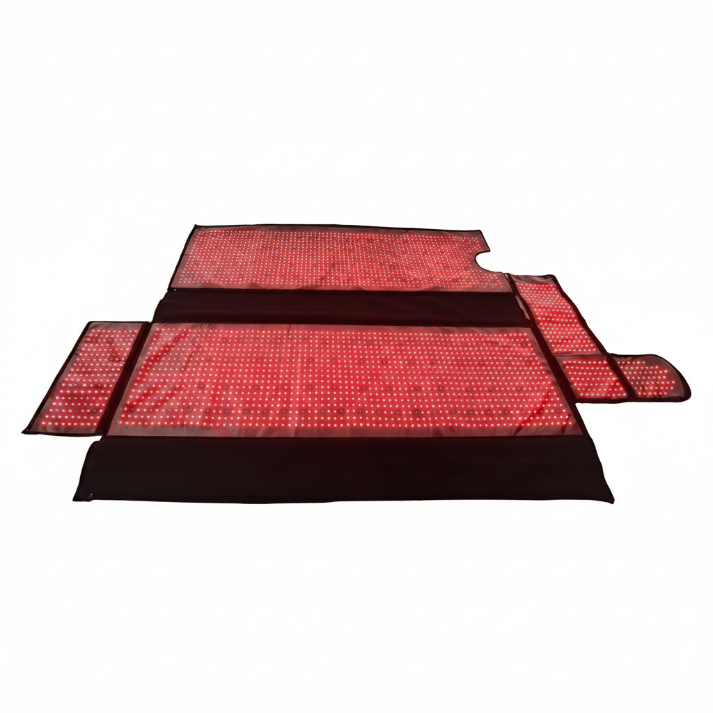 Full Body Red Light Therapy Mat | LED + Laser 6 Wavelength System