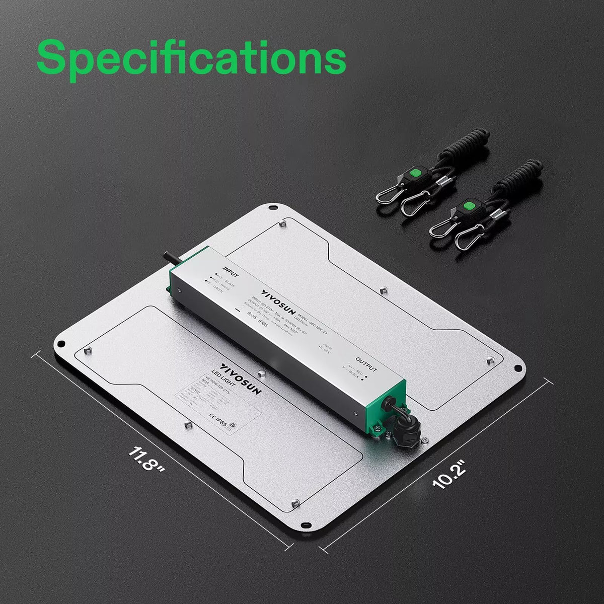 Full Spectrum LED Grow Light Board | 100W | 2 x 2FT Coverage