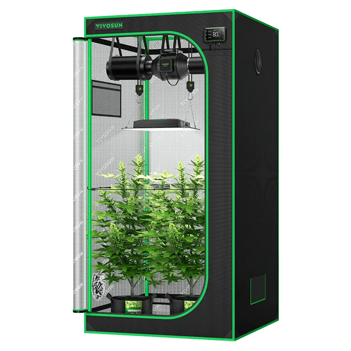 Full LED Grow Light Kit With Wi - Fi Smart Controller | 2.7 x 2.7 ft