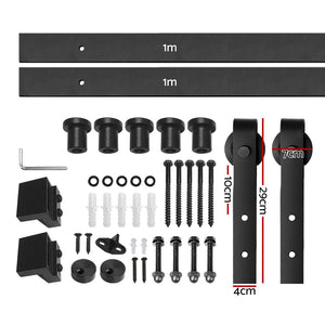 Sliding Barn Door Hardware Track Set | 2m