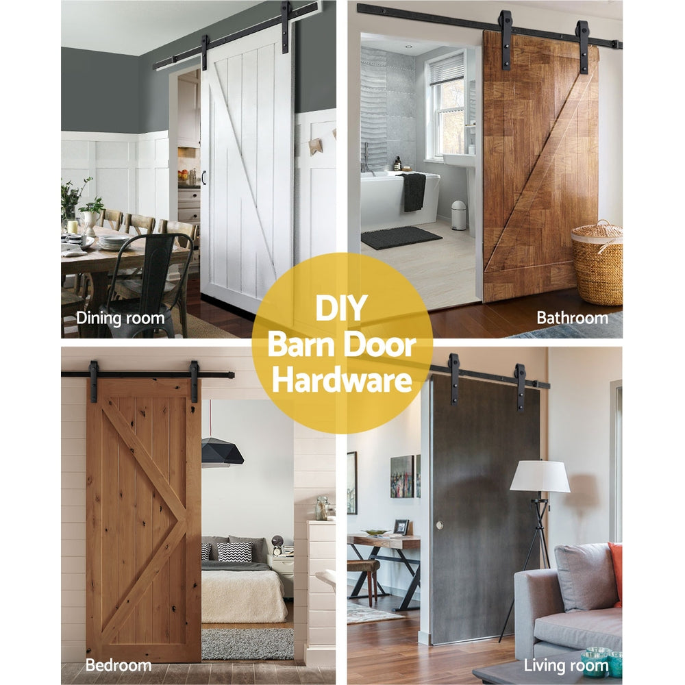 Sliding Barn Door Hardware Track Set | 2m