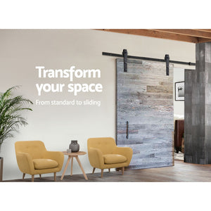 Sliding Barn Door Hardware Track Set | 2m
