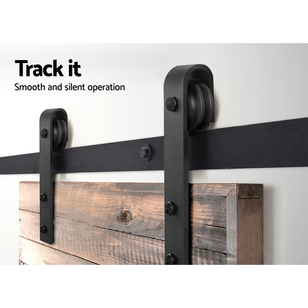 Sliding Barn Door Hardware Track Set | 2m