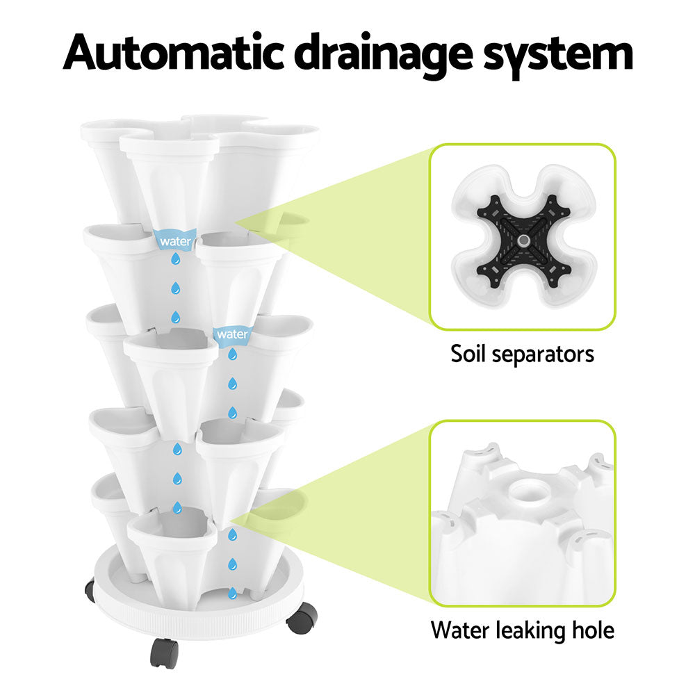 Garden Bed | 5 Tier | Vertical Garden Stackable Planters