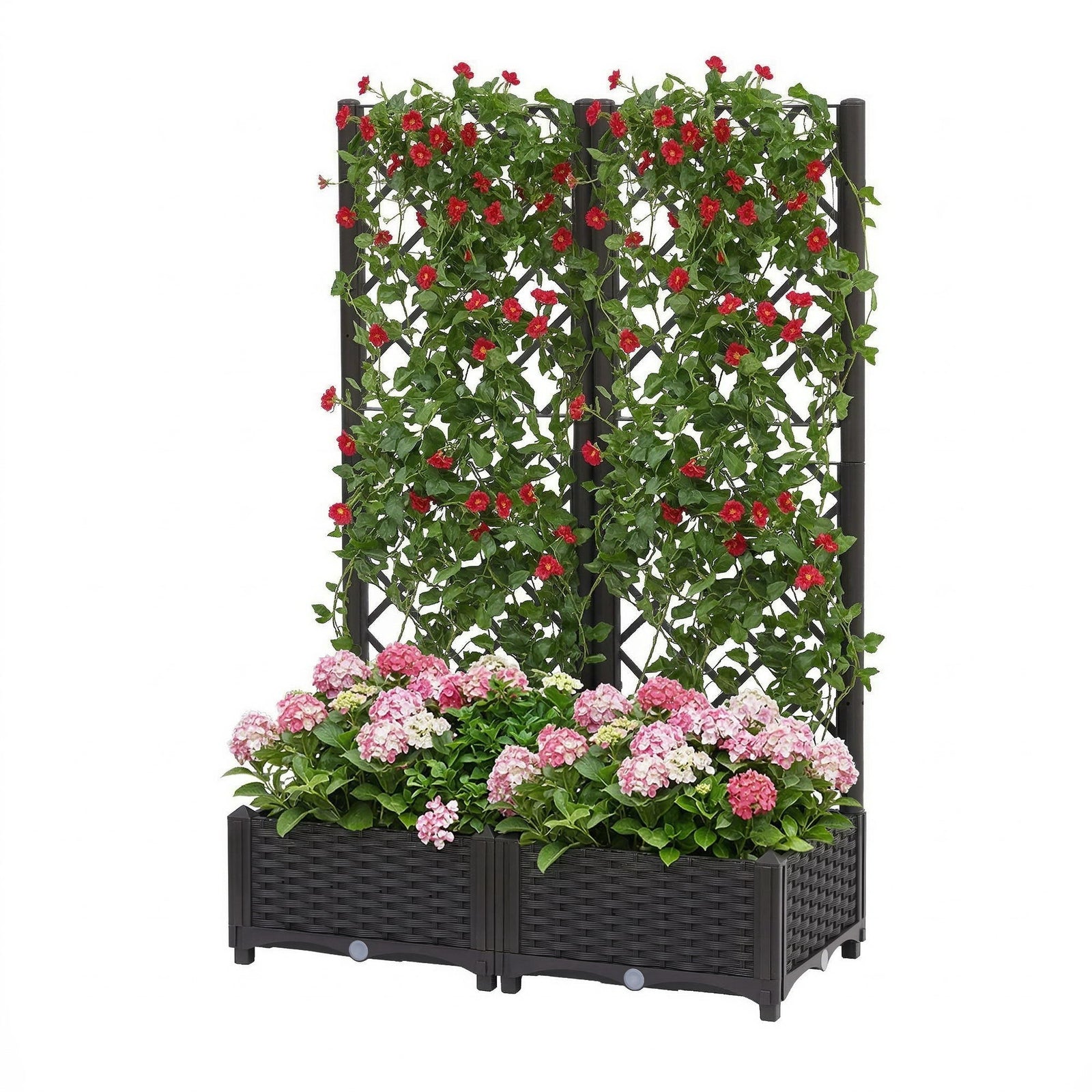 Vertical Raised Garden Bed | Self-Watering Elevated Planter Box | 80 x 40 x 122cm