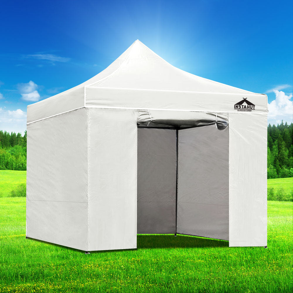 Gazebo Pop Up Marquee | 3x3 | Folding Tent | Wedding Gazebos | 500D | White