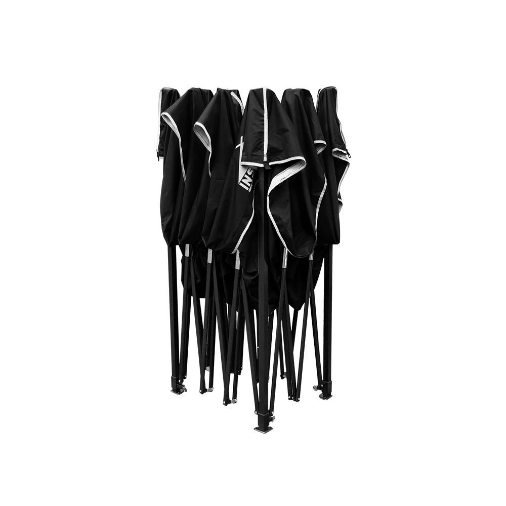 Gazebo Pop Up Marquee | 3x4.5 | Folding Tent | Wedding Gazebos | 500D | Black