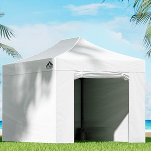 Gazebo | 3x4.5m | Pop Up Marquee | Folding Tent | Wedding Gazebos | Camping Outdoor Shade Canopy | White