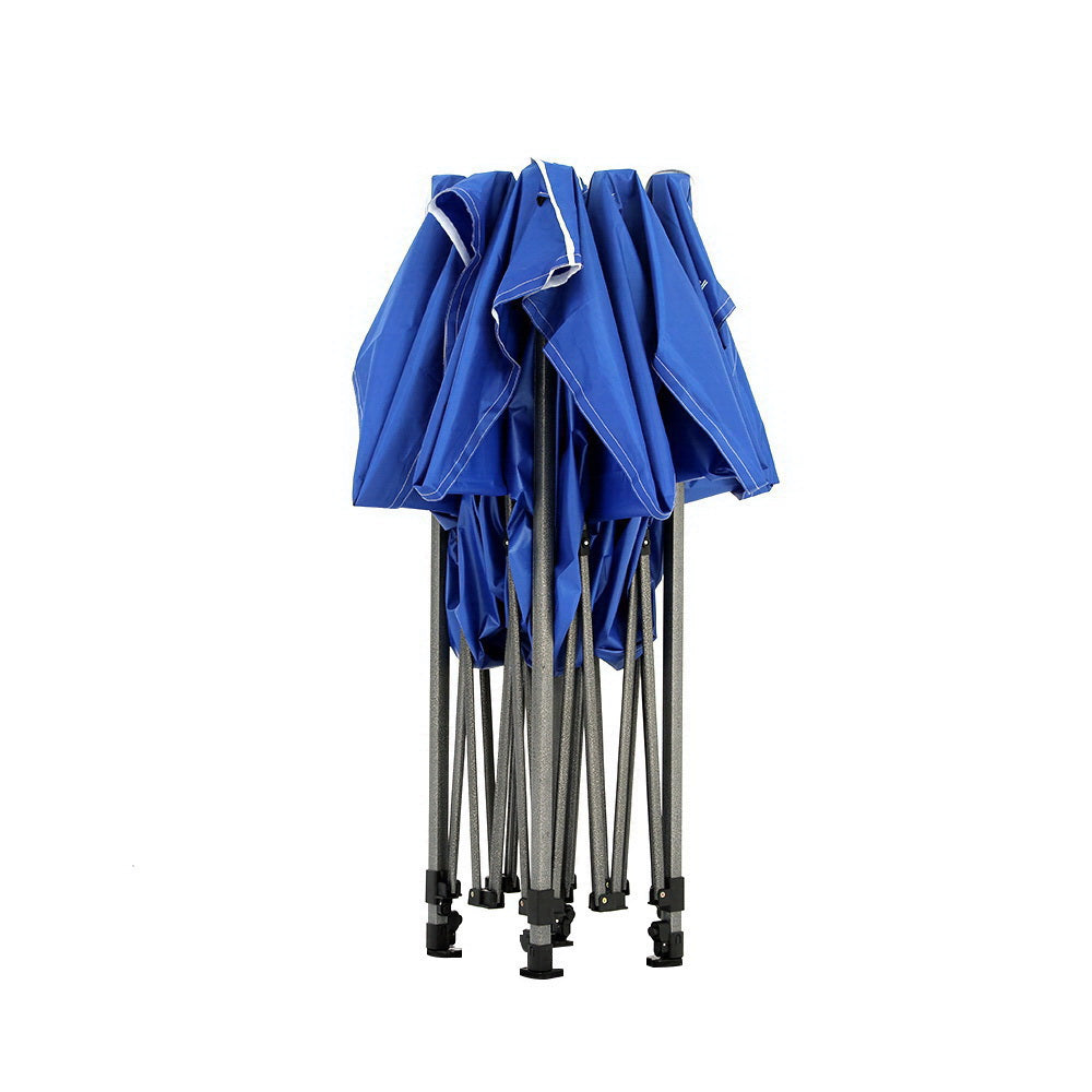 Gazebo | 3x6 | Pop Up Marquee | Folding Tent | Wedding Gazebos | Camping Outdoor Shade Canopy | Blue