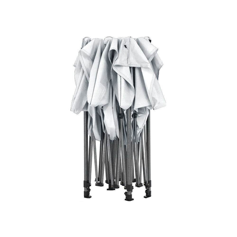 Gazebo Pop Up Marquee | 3x6 | Folding Tent Gazebos | 500D Oxford Fabric | White