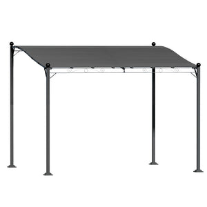 Gazebo Marquee | 3m | Outdoor Event Wedding Tent | Camping Party Shade | Iron Art Canopy | Grey