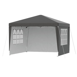 Instahut Gazebo | 3x3m | Pop Up Marquee Tent | Folding Wedding Outdoor Shade | Grey