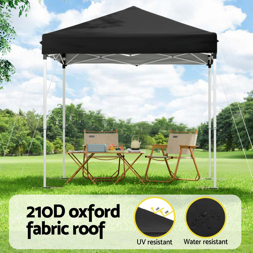 Instahut Gazebo | 2x2m | Outdoor Patio Garden Marquee Shade | Black