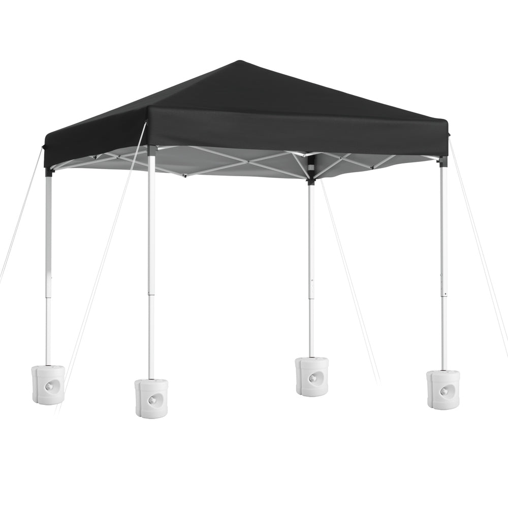 Instahut Gazebo 2x2m | Outdoor Patio Marquee Shade | Black with Base Pods