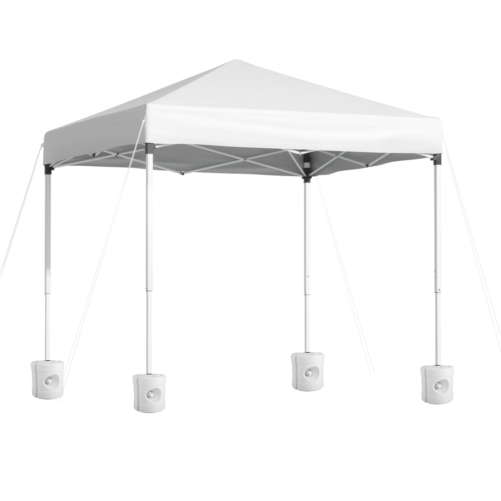 Instahut Gazebo 2x2m | Outdoor Patio Marquee Shade | White with Base Pods
