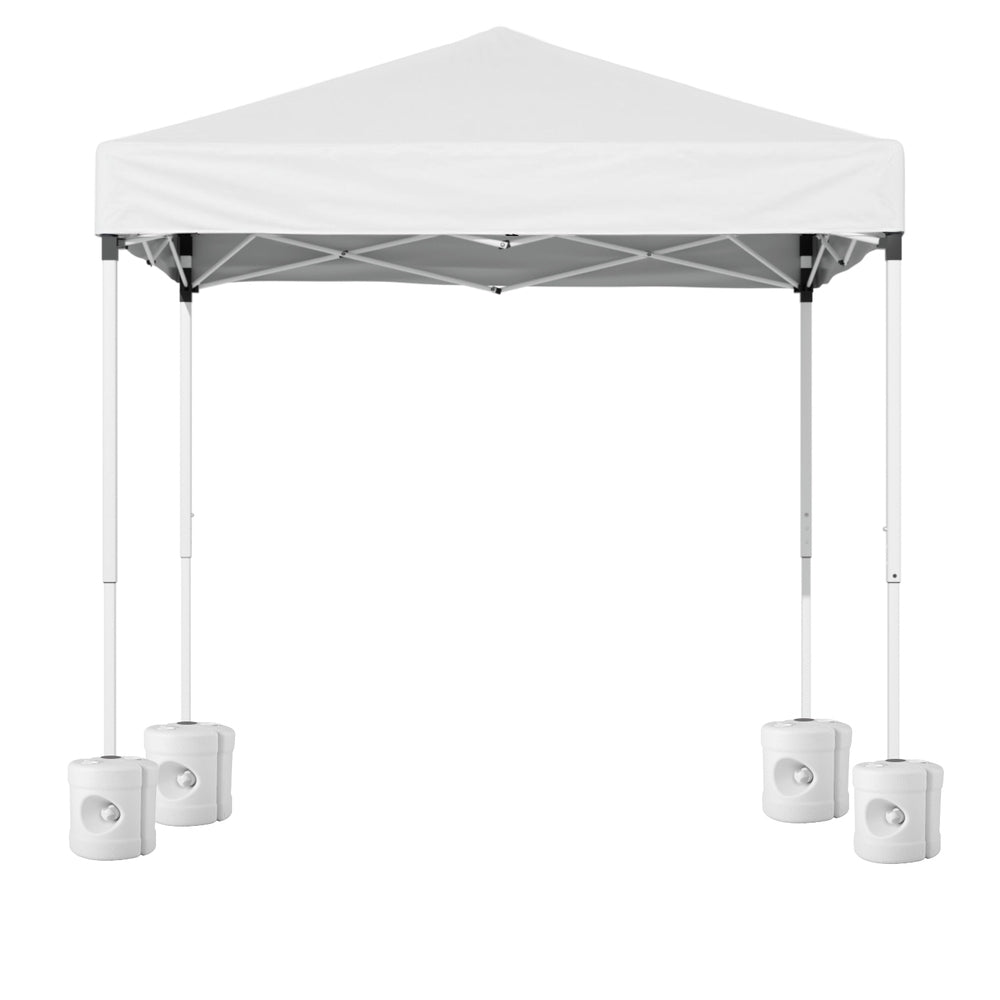 Instahut Gazebo 2x2m | Outdoor Patio Marquee Shade | White with Base Pods