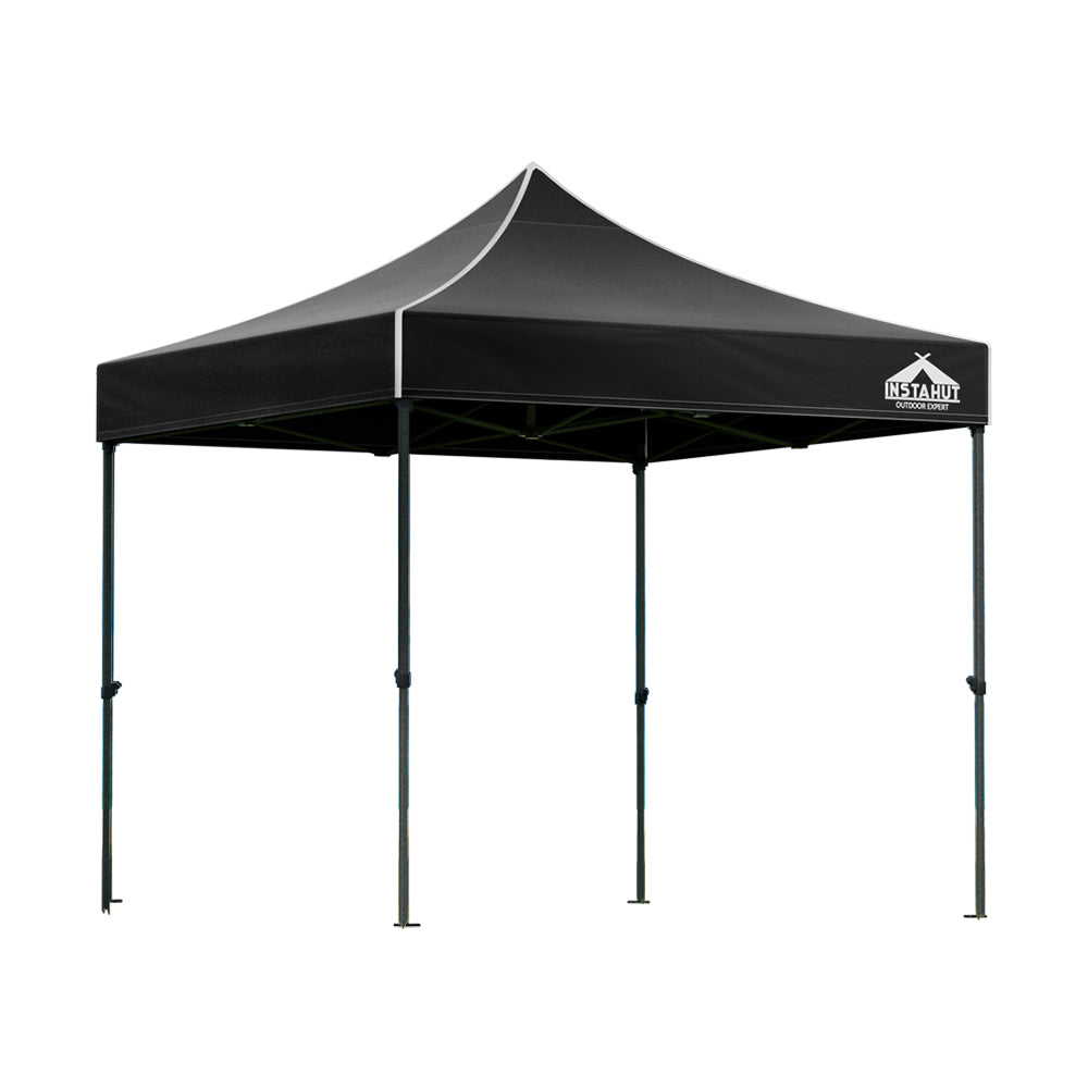 Gazebo Pop Up Marquee | 3x3m | Folding Tent | Wedding Outdoor Camping | Canopy Gazebos | Shade | Black